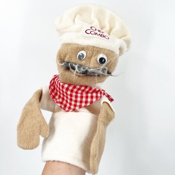 Vintage 1979 Chef Combo Hand Puppet National Dairy Council - Picture 1 of 11